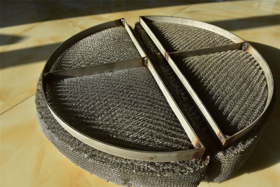 Ios 316 Stainless Steel Wire Mesh Demister For Vapor Liquid Filter Oil
