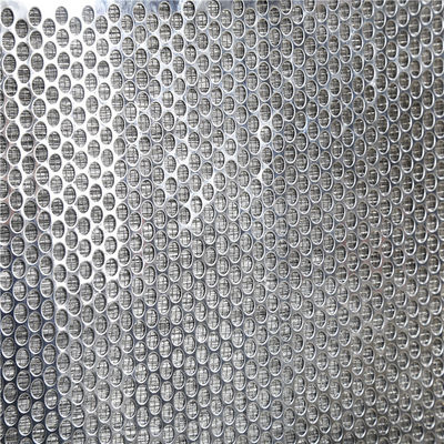 Round Hole Perforated Metal Mesh Corrosion Resistance Industrial Architectural Use
