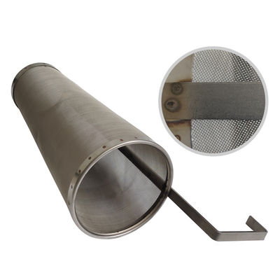 Home Hops Beer Brewing Basket  Cylindrical 0.03 ~0.06 Mm Filter Rating Washable