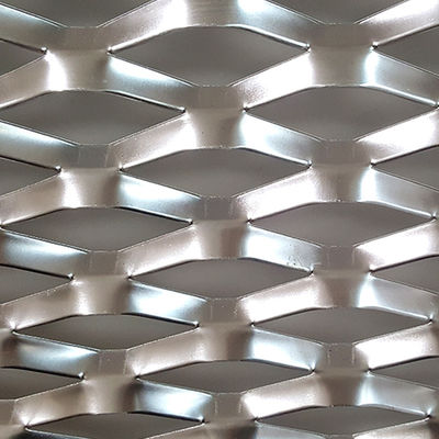 Galvanized Copper SS Expanded Metal Mesh Structural Stability ISO9001