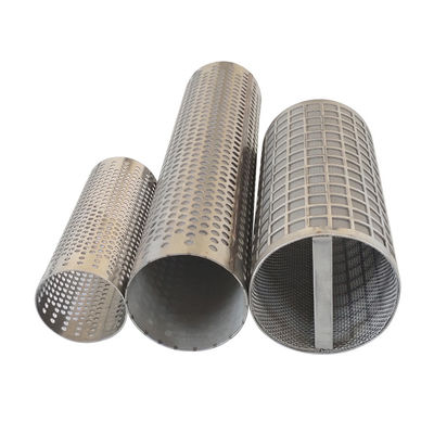 Easily Assembled ISOCertification Firm Structure Perforated Metal Mesh round hole perforated metal