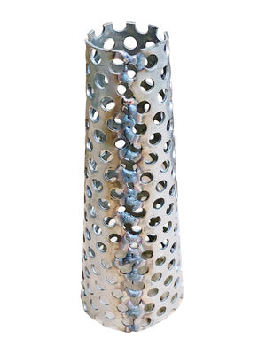 Easily Assembled ISOCertification Firm Structure Perforated Metal Mesh round hole perforated metal