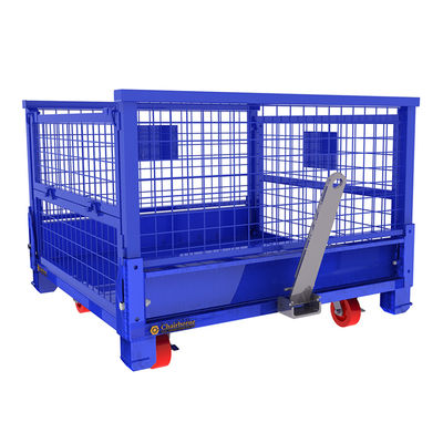 Supermarket Stainless Steel Metal 2.5mm Wire Mesh Storage Cages