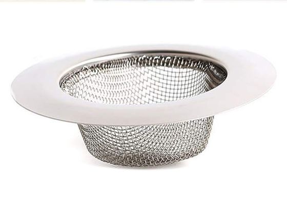 Sink Filter For Kitchen Bathroom Home，Custom Diameter ， Stainless Steel Sink Drainer Mesh