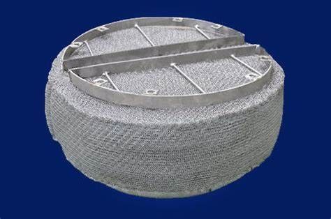 Ios 316 Stainless Steel Wire Mesh Demister For Vapor Liquid Filter Oil